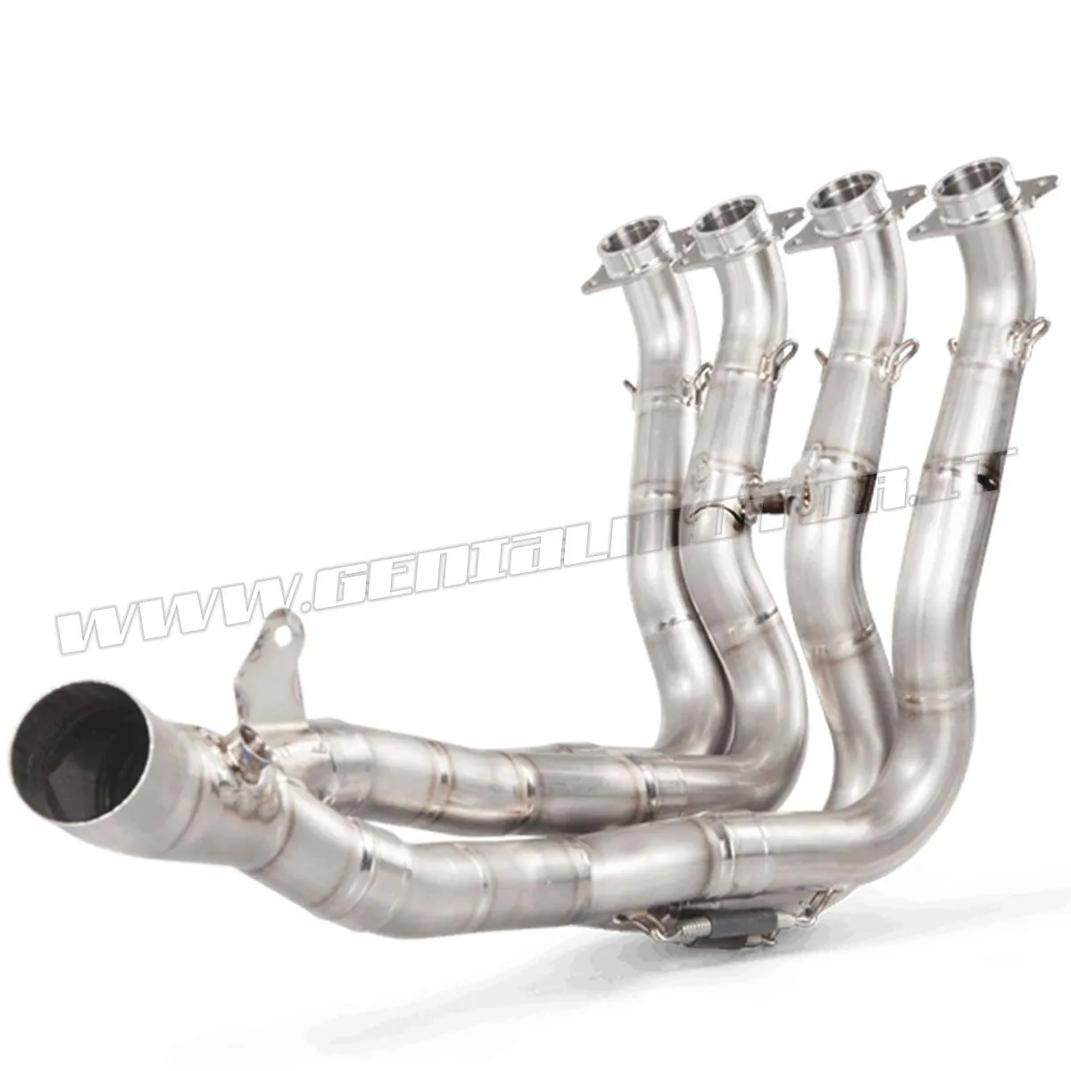 Collettori Acciaio Inox Akrapovic Silenziatori Honda Cbr 1000 Rr Abs 2017 > 2019-E-H10R6-99954
