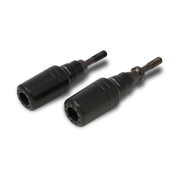 Tamponi protezione telaio CNC Racing nero Ducati Streetfighter V4S 2020-2024