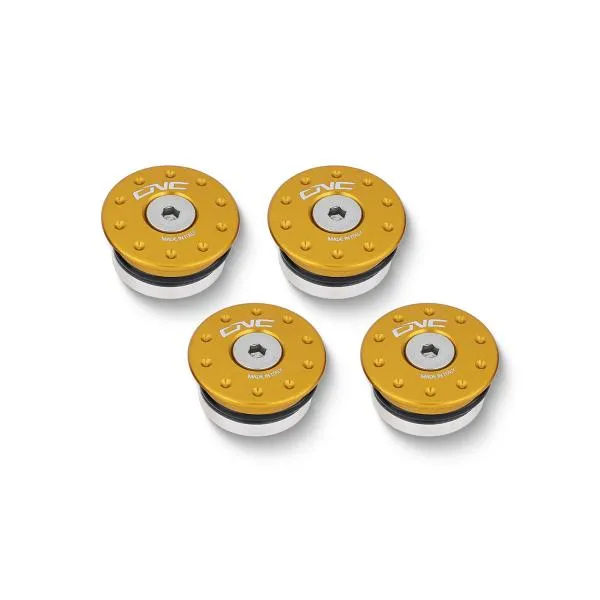 Tappi telaio CNC Racing oro Ducati Scrambler 800 Icon 2015-2024