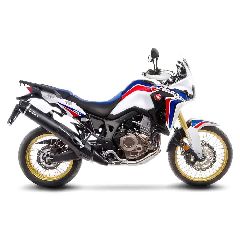 Terminale Di Scarico Nero Kat Acciaio Honda Crf 1000 L Africa Twin 2016 > 2020-14044-100215