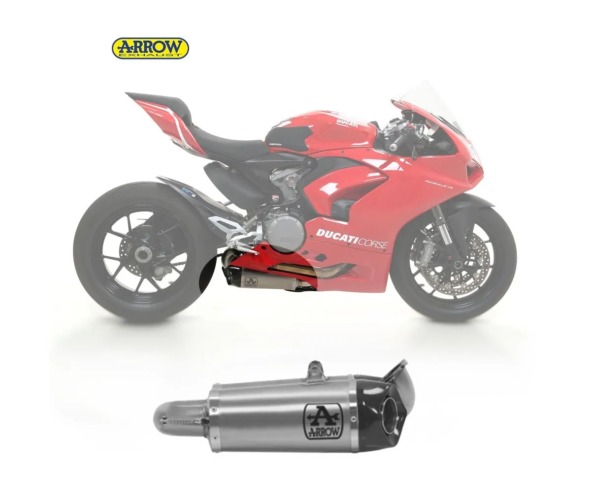 2 Terminali Scarico Arrow Works Titanio Ducati Panigale V2 2020 > 2023-71160PK-165532