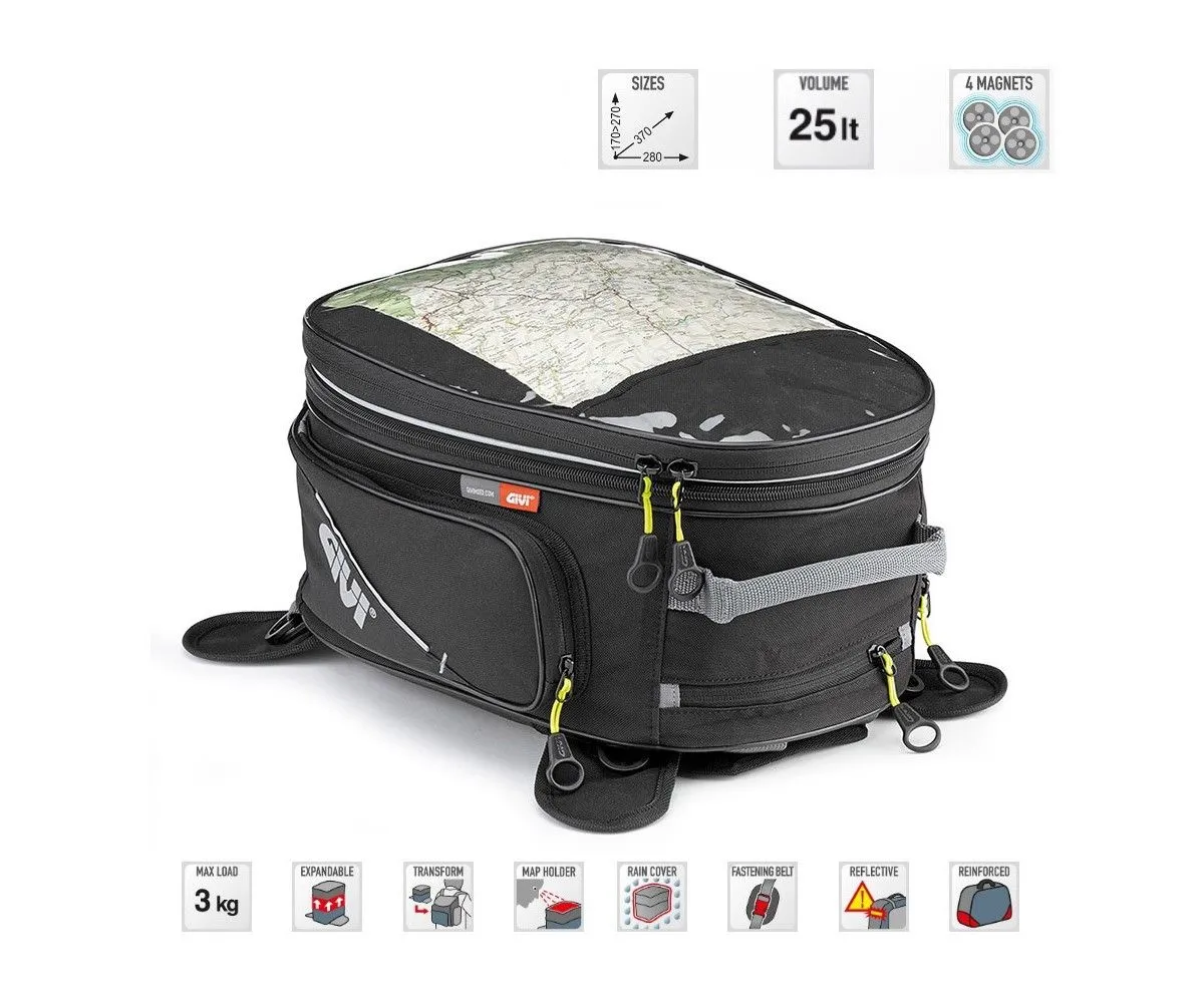 Givi Borsa Da Serbatoio Magnetica Espandibile 25lt Ea102b-EA102B-152385