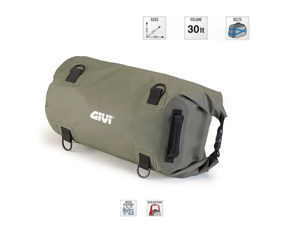 Givi Borsa Rullo Impermeabile Sella O Portapacchi 30lt Kaki Green Ea114kg-EA114KG-152398