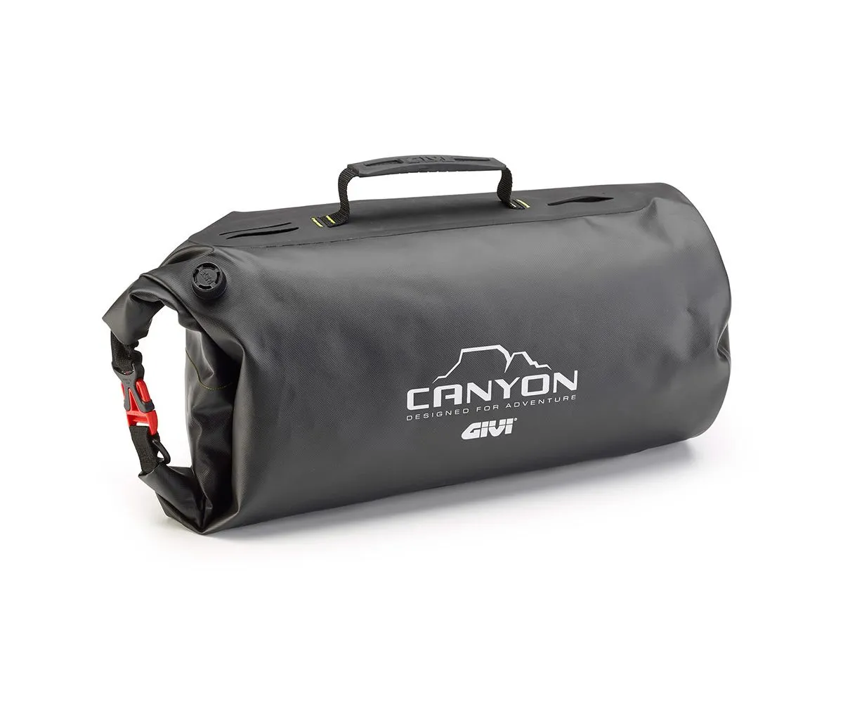 Givi Borsa Rullo Waterproof Nera 20lt Con Interno Giallo Grt714-GRT714B-152412