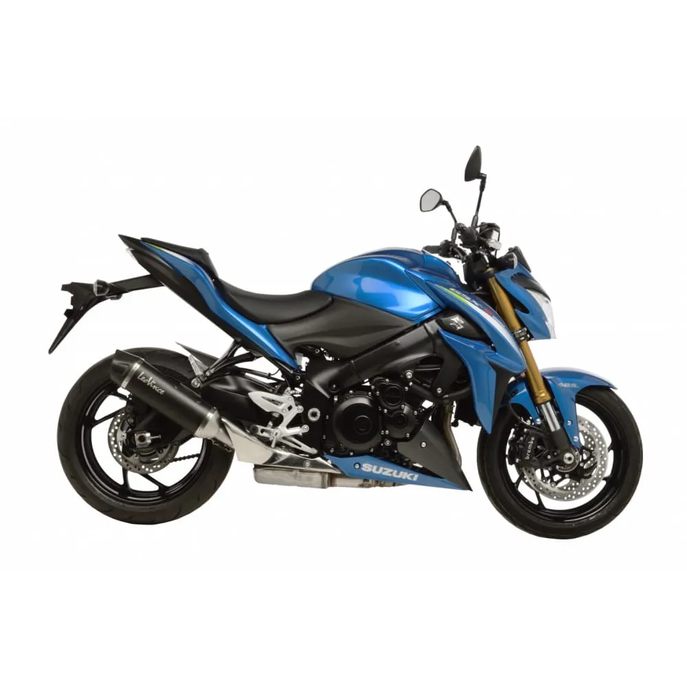 Terminale Di Scarico Nero Acciaio Suzuki Gsx S 1000 2015 > 2016-14022-100869
