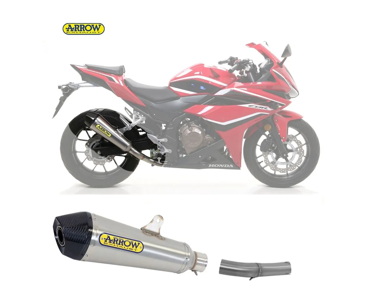 Terminale Scarico Arrow X-kone Nichrom Honda Cbr 500r 2019 > 2020-71717MI_71901XKI-165440