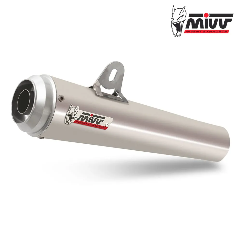 Terminali Scarichi Mivv X-cone Plus Inox Sotto Sella Per Honda Cbr 1000 Rr 2006 > 2007-UH.032.SP1-146576