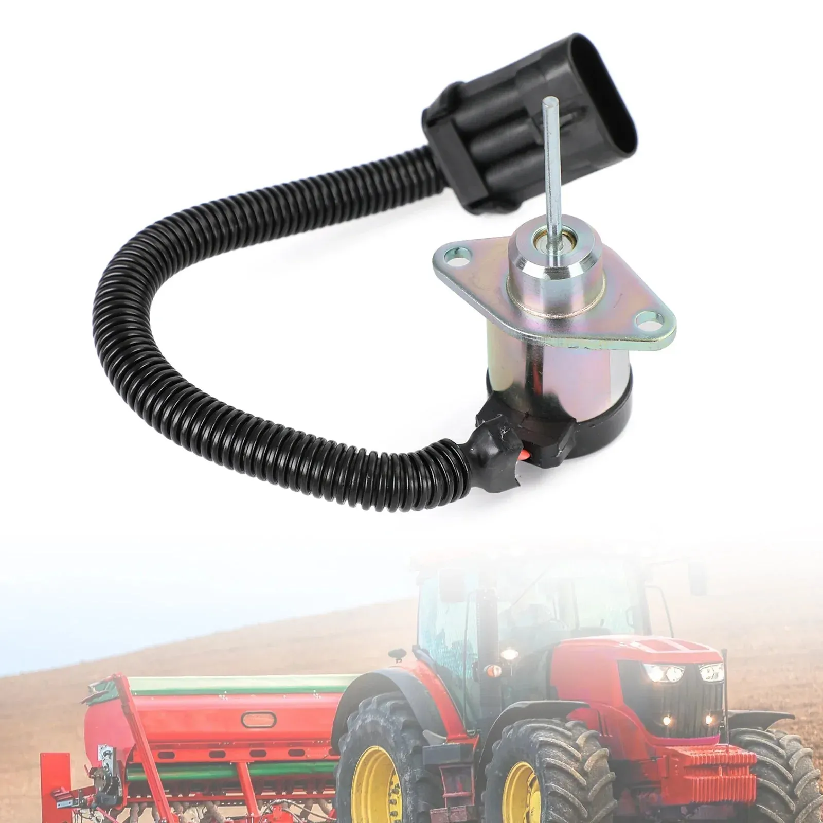 6691498 solénoïde d'arrêt de carburant pour Bobcat S150 S175 S185 S450 S530 T180 T190