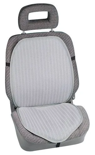 AIR-COOL SCHIENALE CHE RESPIRA ARGENTO PER SEDILE INTERNO ABITACOLO AUTO LAMPA