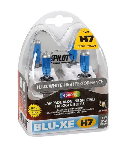 12V LAMPADA ALOGENA BLU-XE H7 - 55W - PX26D - 2 PZ - SCATOLA LAMPADE AUTO LAMPA
