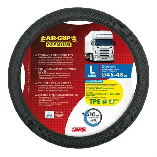 AIR-GRIP COPRIVOLANTE VENTILATO IN TPE PREMIUM L 46/48 CM SCANIA STYLE LAMPA
