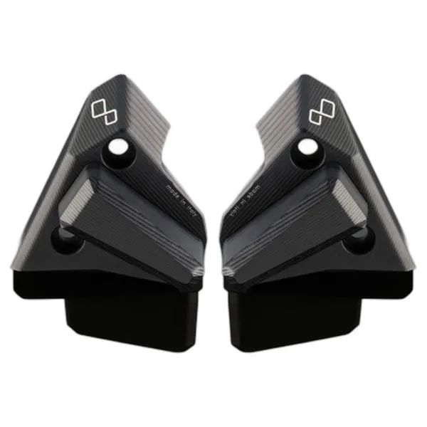 Coppia protezione telaio Lightech tamponi paratelaio Nero Kawasaki Z800 2013-2016