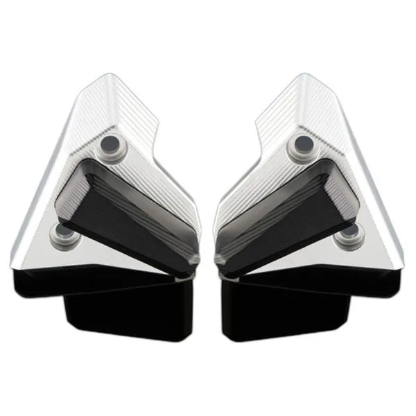 Coppia protezione telaio Lightech tamponi paratelaio Silver Kawasaki Z800 2013-2016