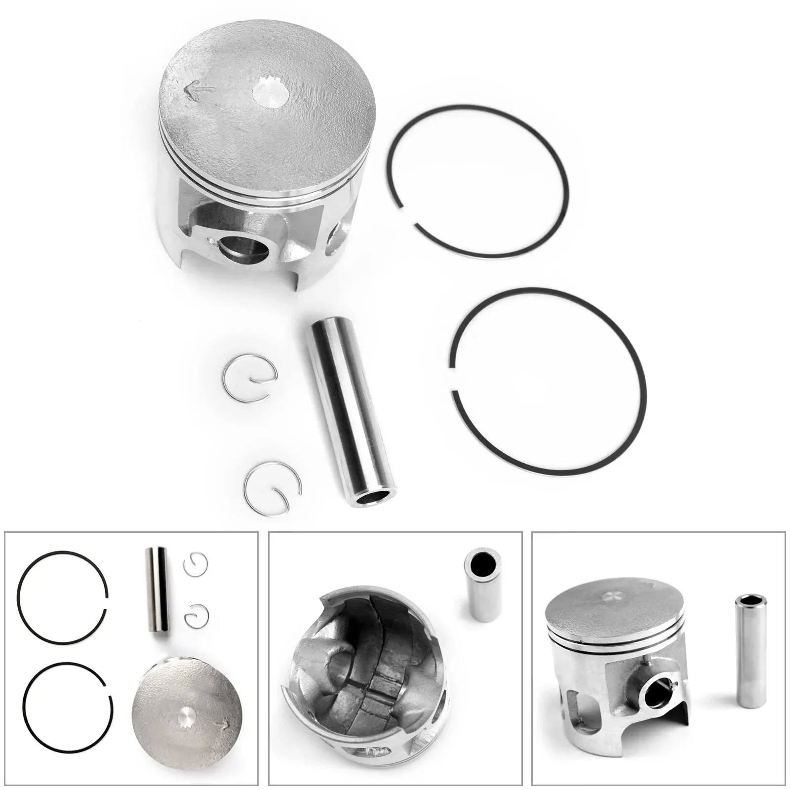 Pour Yamaha DT175 DT 175 1974-1981 NO.2N5-11610-00 Kit de piston Alésage 66,50 mm Générique