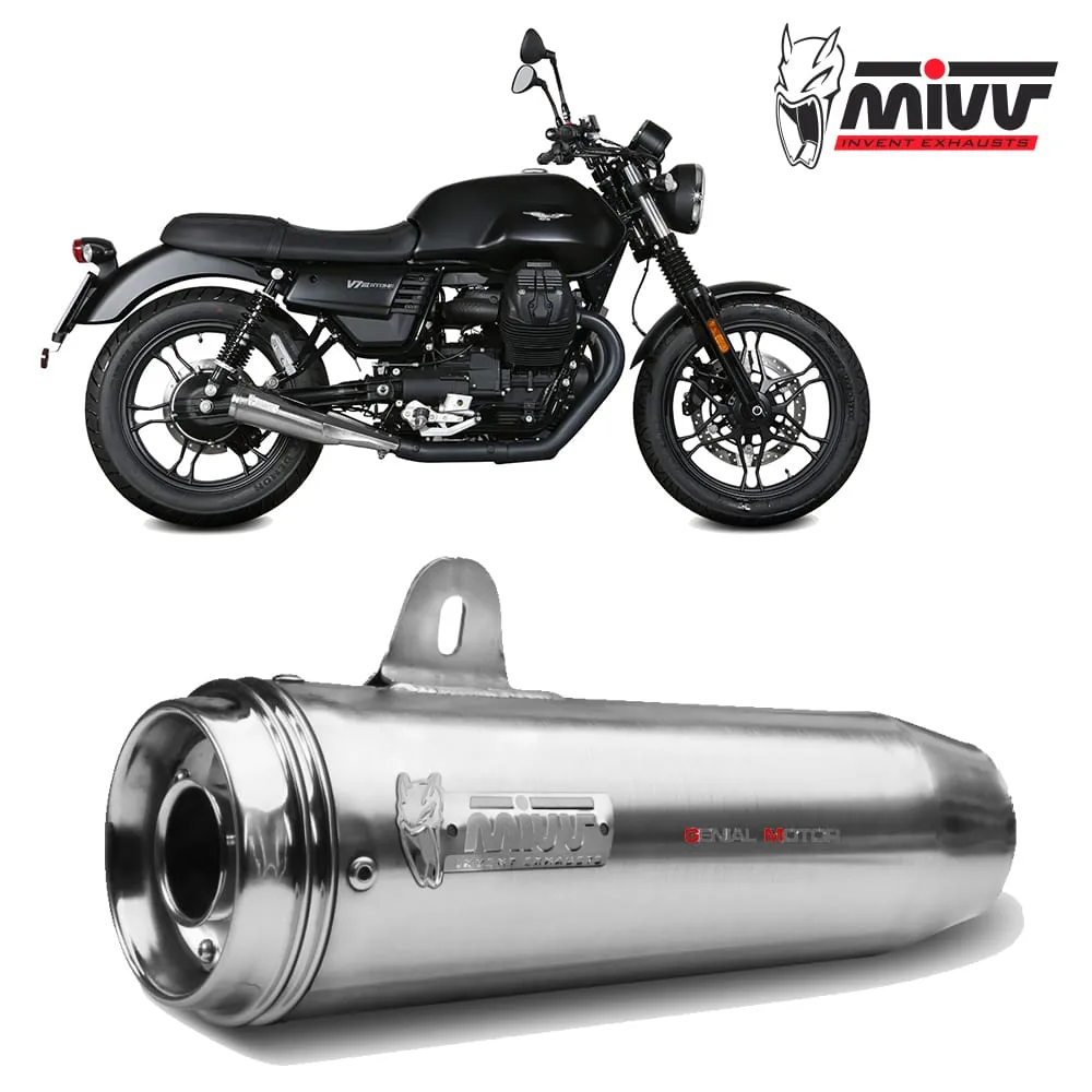 Terminali Scarichi Mivv Ghibli S Inox Per Moto Guzzi V7 Iii 2017 > 2022-M.012.LGX-146696