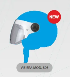 VISIERA DI RICAMBIO CON KIT DI FISSAGGIO( 2 NOTTOLINO, 2 MECCANISMO) BHR SI806