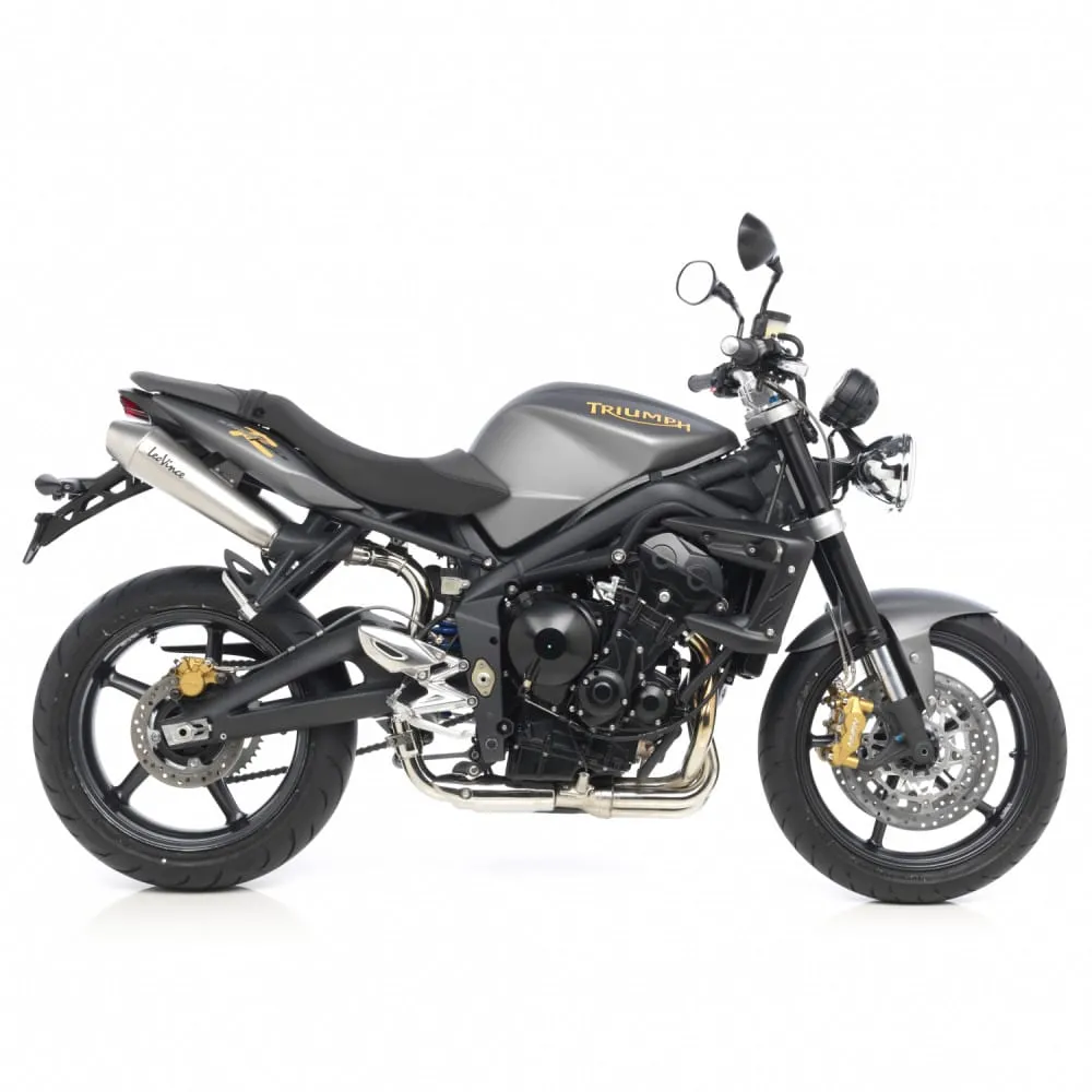 2 Terminali Scarico Leovince Gp Style Ac Triumph Street Triple 675 R 2009 > 2012-7940-100969