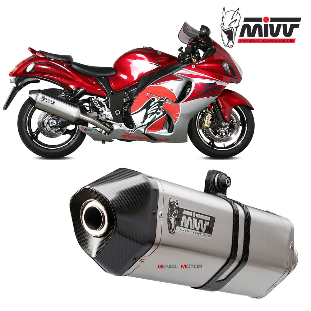 Terminali Scarichi Mivv Speed Edge Inox Kat Suzuki Gsx-r 1300 Hayabusa 2008 > 2020-S.052.LRX-146730