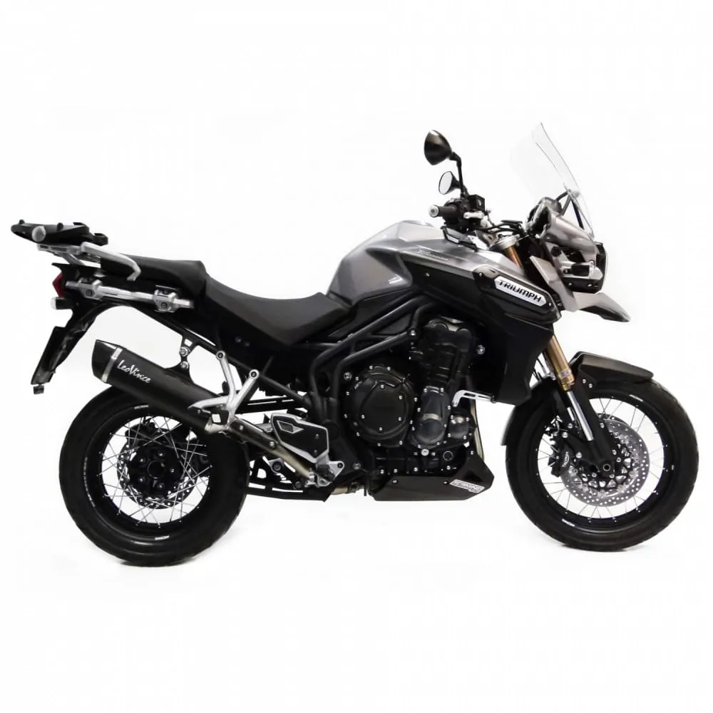 Terminale Di Scarico Nero Acciaio Triumph Tiger Explorer 2012 > 2015-14004-100944