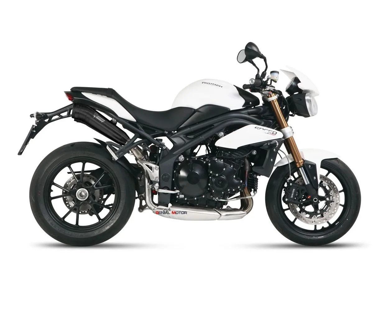 Terminali Scarichi Mivv Ghibli Acciaio Nero Triumph Speed Triple 2011 > 2015-AT.012.LGXB-152370