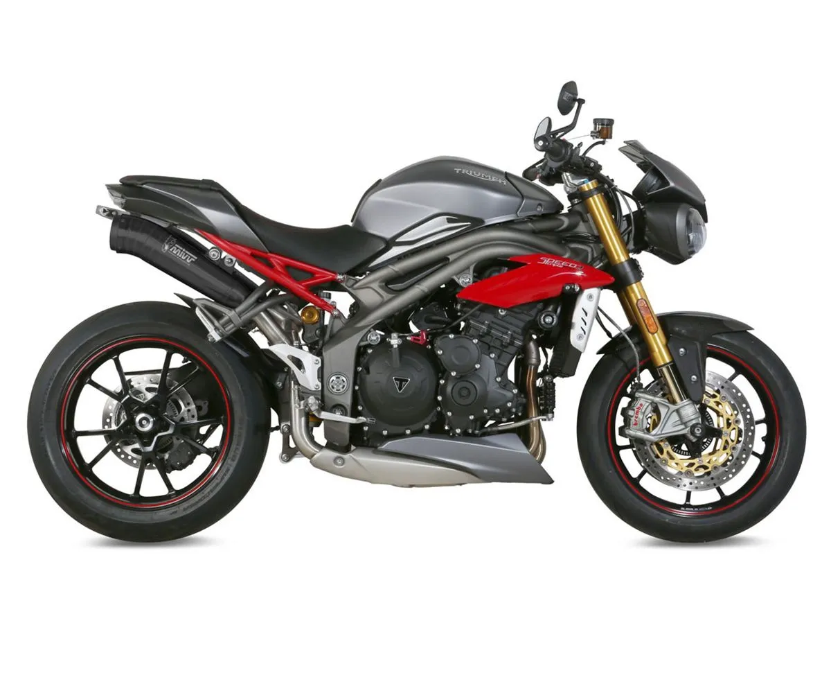 Terminali Scarichi Mivv Ghibli Acciaio Nero Triumph Speed Triple 2016 > 2017-AT.016.LGXB-152372