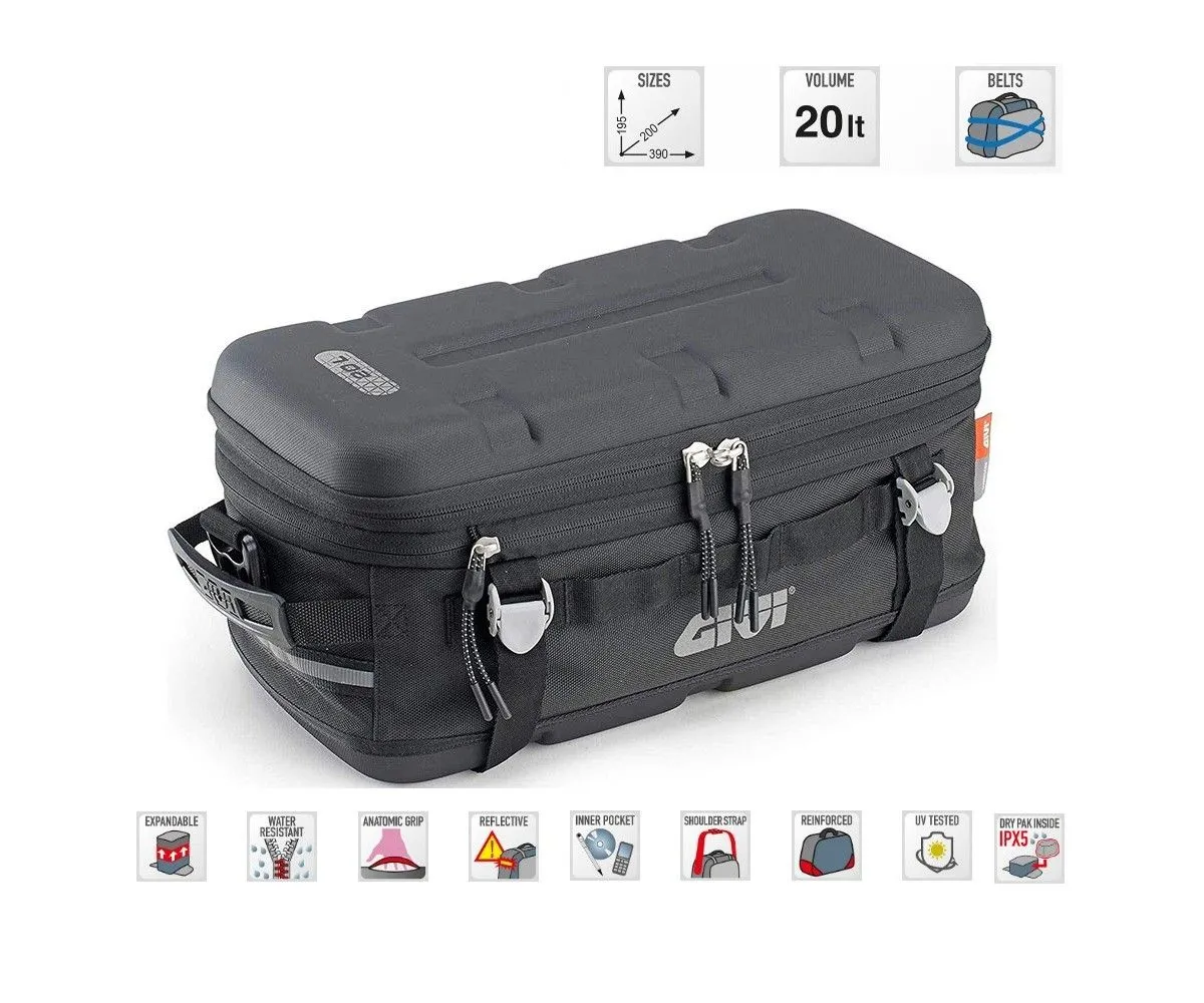 Givi Borsa Cargo Water Resistant Espandibile 20 Lt Ut807b-UT807B-152426