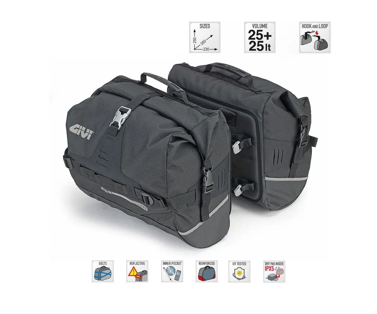 Givi Borse Bisacce Laterali Water Resistant 25lt Ut808-UT808-152427