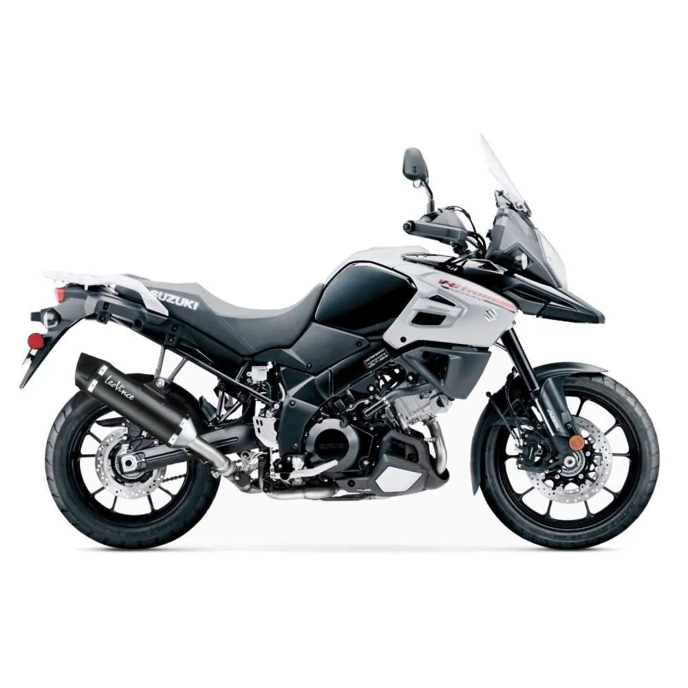 Terminale Di Scarico Nero Acciaio Suzuki V Strom 1000/1000 Xt Abs 2017 > 2020-14047-100877