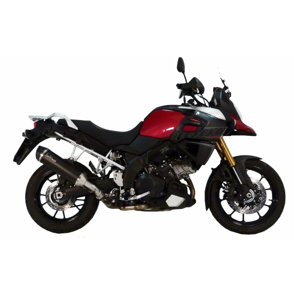 Terminale Di Scarico Nero Acciaio Suzuki V Strom 1000 2014 > 2016-14012-100876