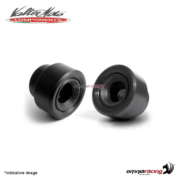 Tamponi paratelaio Valtermoto in nylon nero per Honda CBR600RR 2013>2015