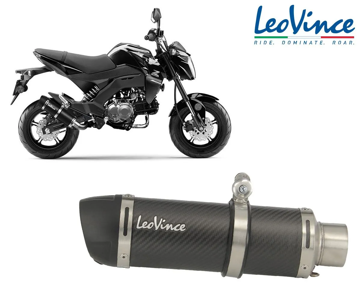 Impianto Completo Leovince Gp Corsa Evo Carb Racing Kawasaki Z 125 Pro 2017 > 2022 3394e-3394E-148059