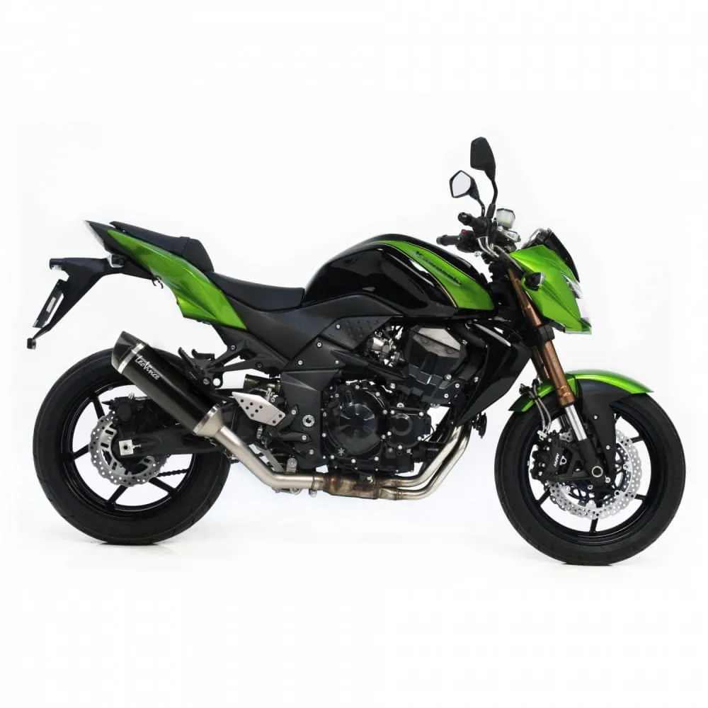 Terminale Di Scarico Nero Acciaio Kawasaki Z 750 R 2011 > 2014-14007-100474