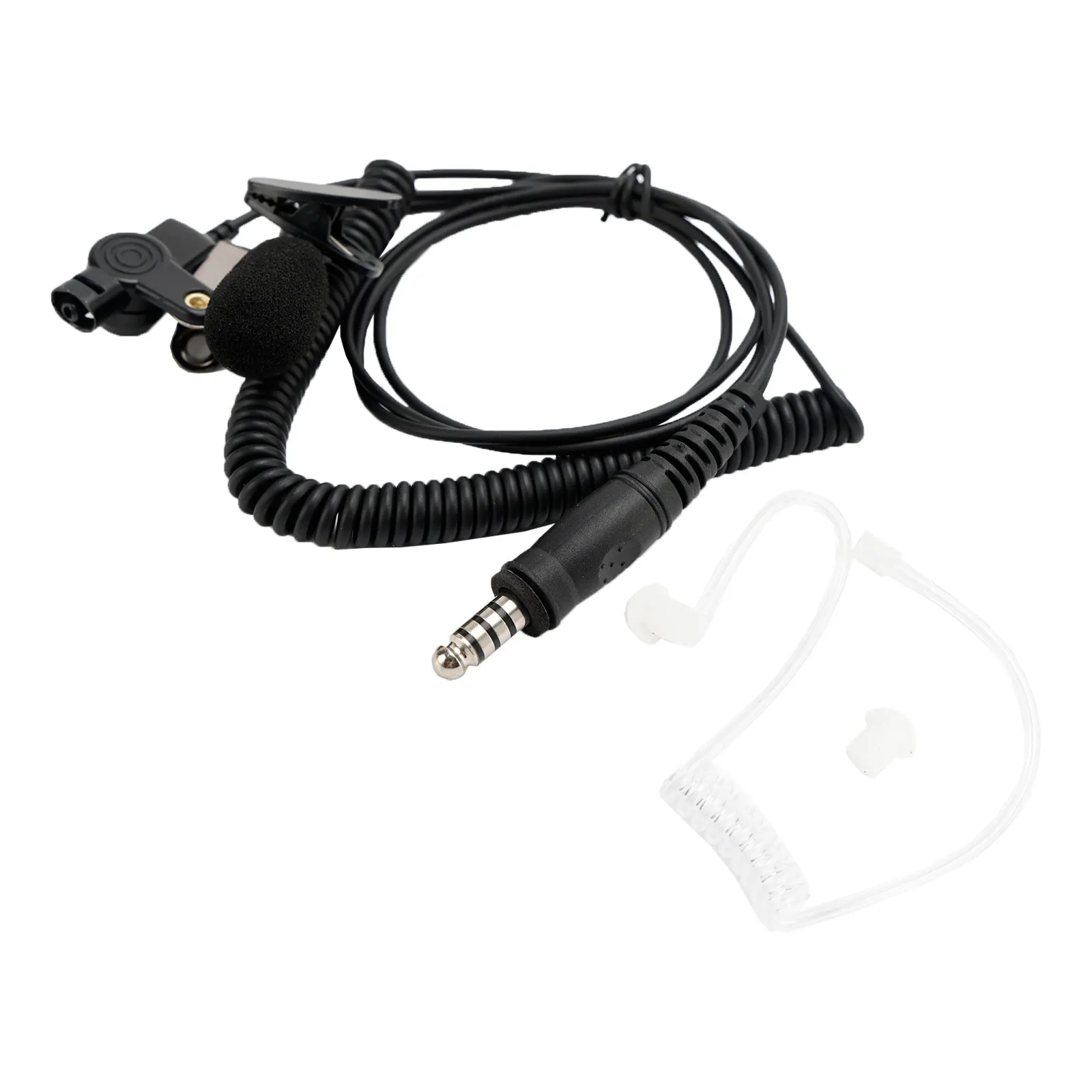 Écouteurs intra-auriculaires 7.1-A3, écouteurs à Tube d'air Transparent, écoute unique, avec micro