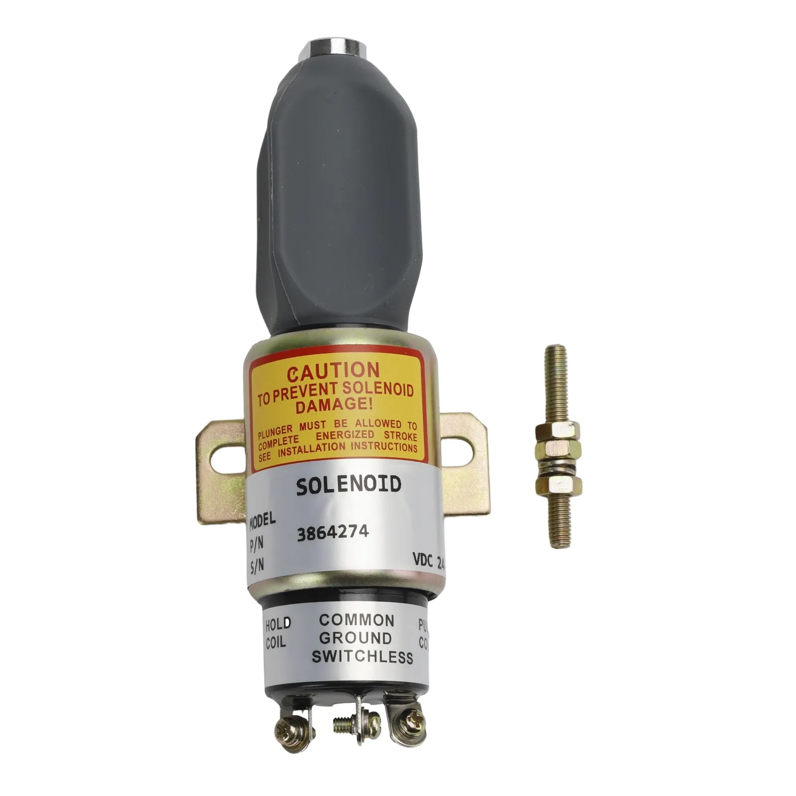 Solénoïde d'arrêt SA-3766T 24V pour Cummins, 3864274