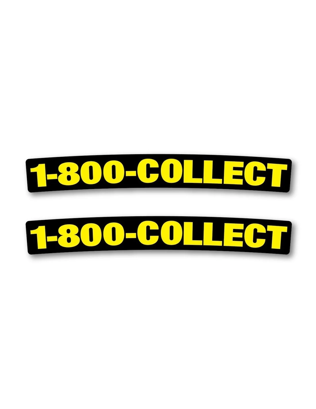 Adesivo parafango anteriore -1-800-Collect- (2 pezzi)