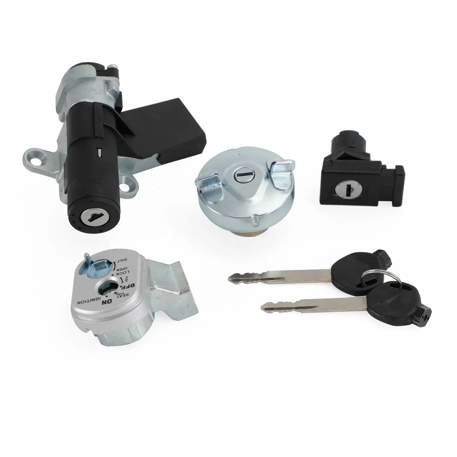 Honda NHX110 Lead 110 2008-2012 Commutateur d'allumage Carburant Gas Cap Seat Lock Set