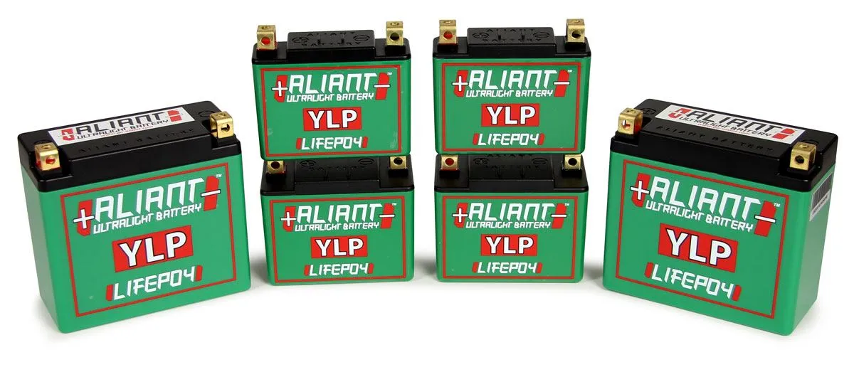 Batteria al Litio Aliant per BMW HP2 Enduro 06-11 modello ULTRALIGHT Y-LP18 (Peso 1600g - Dimensioni 148x67x140 mm)