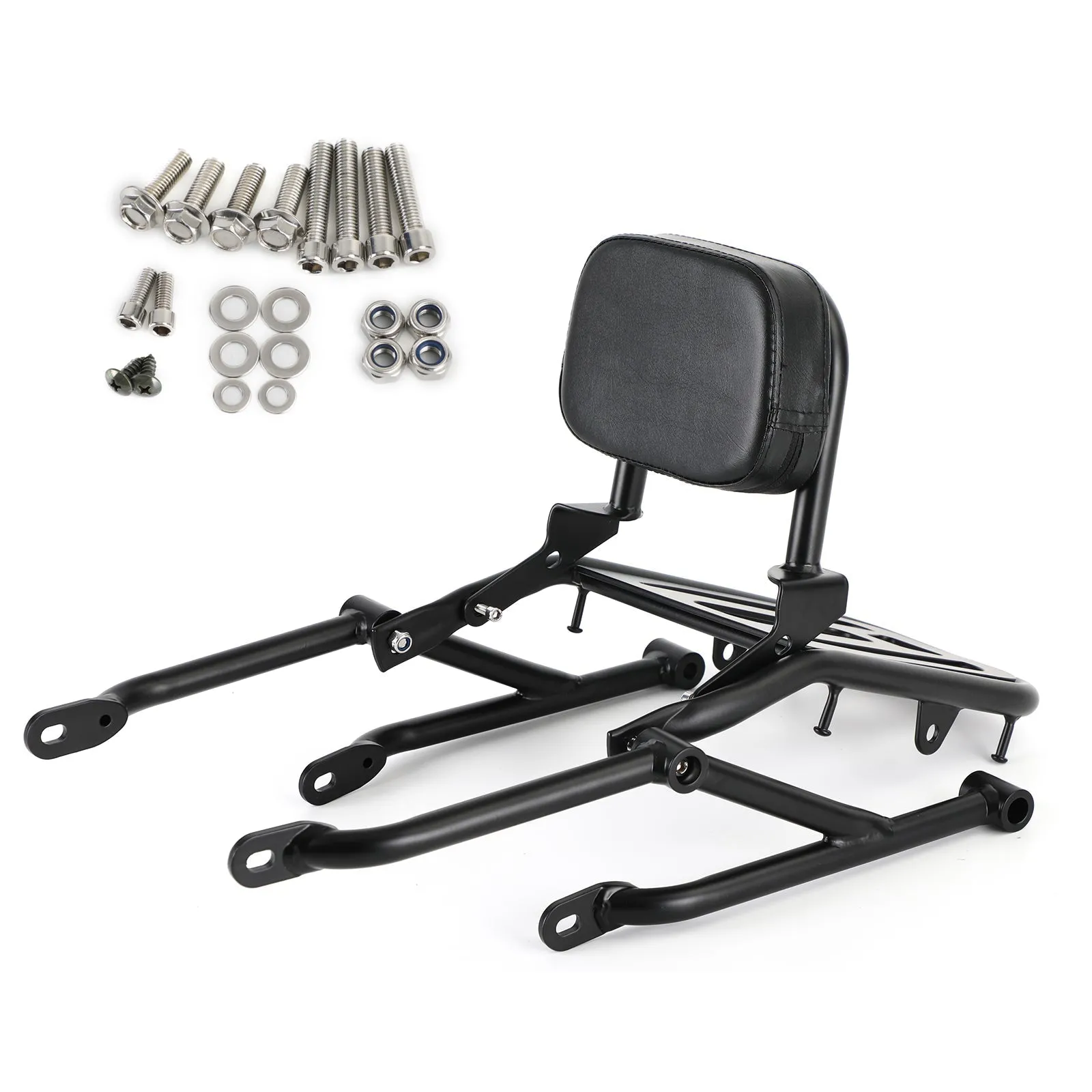 Porte-bagages dossier Sissy Bar passager pour Honda REBEL CMX500 CMX300 2017+ Generic