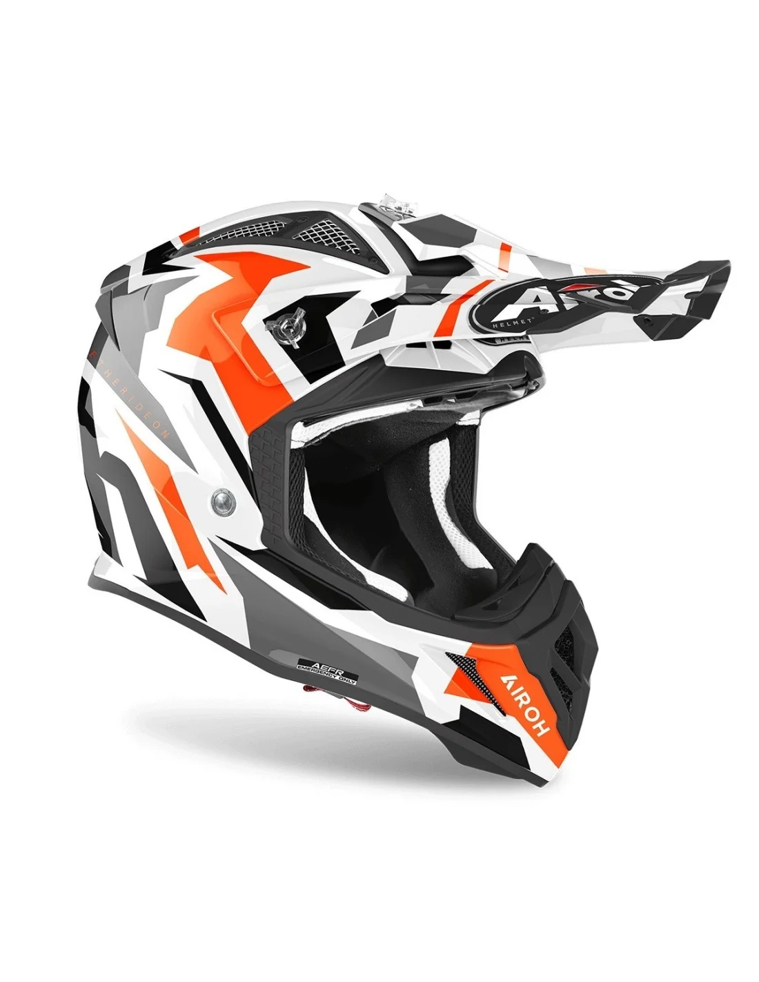 Casco Airoh Aviator ACE SWOOP Arancione Lucido