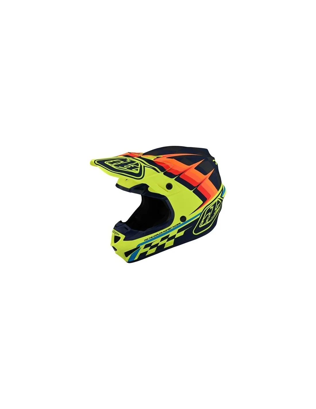 Casco Bambino Troy lee Desing SE4 Polyacrylite Warped Yellow