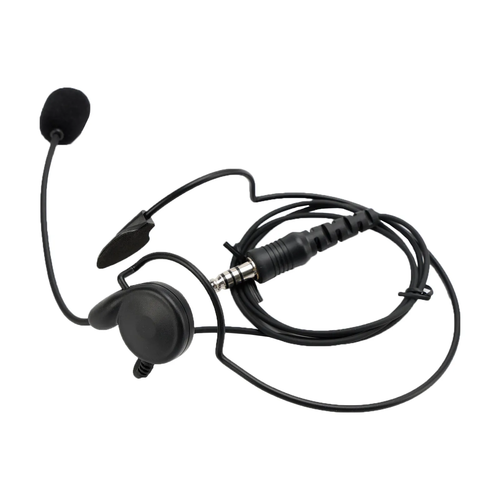 7.1-C7 support arrière ordinaire grande prise casque d'écouteur tactique écouteur intra-auriculaire