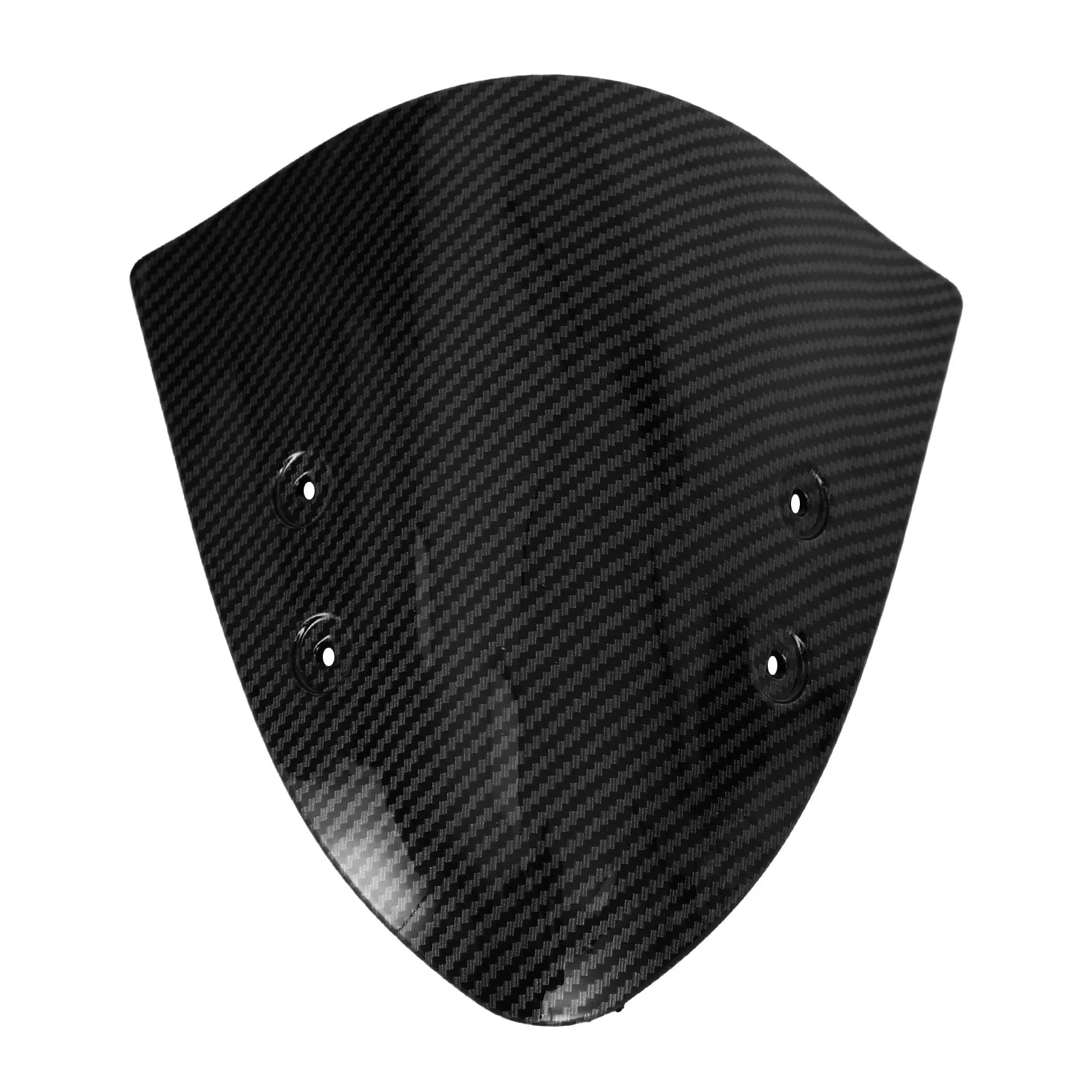 Carénage de couverture d'écran de pare-brise avant en carbone pour Kawasaki ER-6N 2009-2014 générique