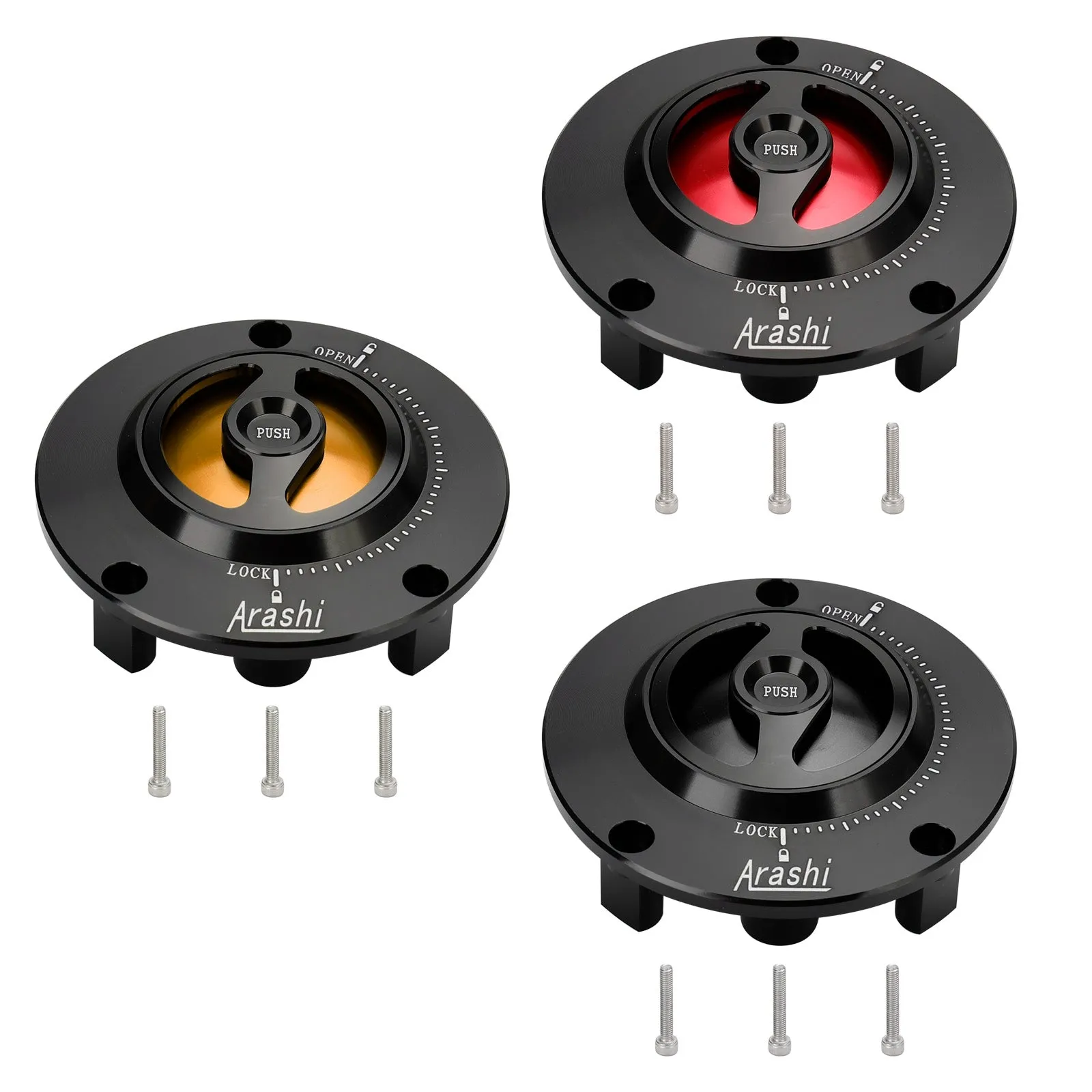 Honda CB650R CB650F CBR650F CBR650R 2014-2023 Bouchon de réservoir de carburant sans clé CNC