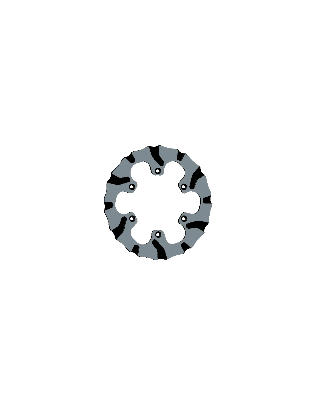 Disco Braking Batfly posteriore YZF 450 20- YZF 250 21- 240mm