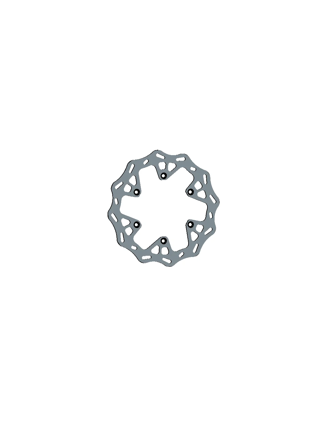 Disco freno posteriore Braking 240mm | Yamaha YZF 450 2020- YZF 250 2021-