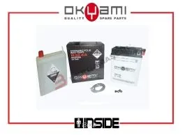 BATTERIA OKYAMI B38-6A CON ACIDO