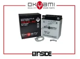 BATTERIA OKYAMI YB14L-A2 CON ACIDO