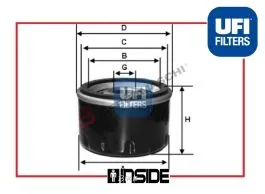 UFI 23.149.00 FILTRO OLIO