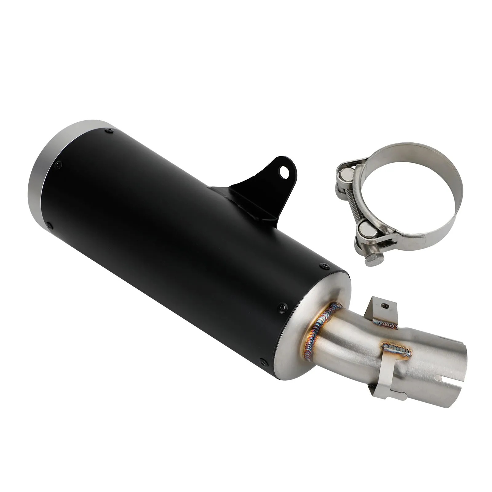 Kawasaki Z900Rs 2018-2023 Queue de silencieux d'échappement en acier inoxydable Noir