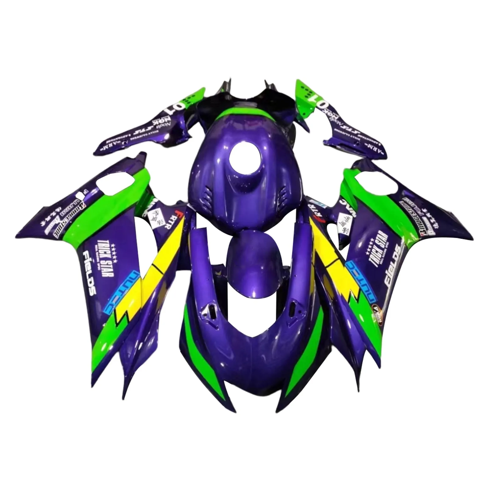 Yamaha YZF-R6 2017-2022 Kit Carénage Carrosserie Plastique ABS